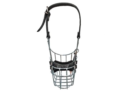 Náhubek zinek/kůže pudl, jezevčík - fena