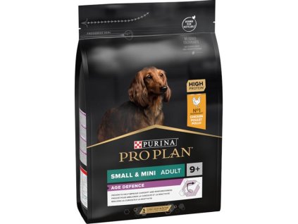 Pro Plan Dog Adult Small&Mini 9+Age Defence kuře 3 kg