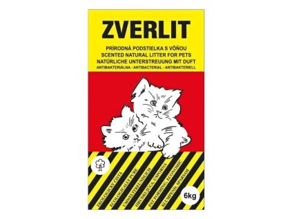 Podestýlka Cat Zverlit hrubý s vůní - červený 6 kg