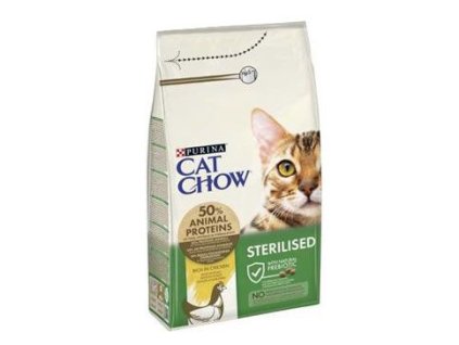 Purina Cat Chow Sterilized kuře 1,5 kg