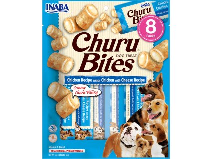 Churu dog Bites - kuře, sýr 96g