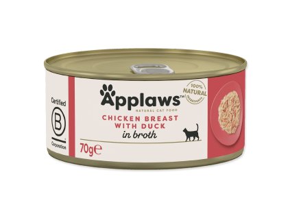 Konzerva Applaws Cat kuře a kachna 70g