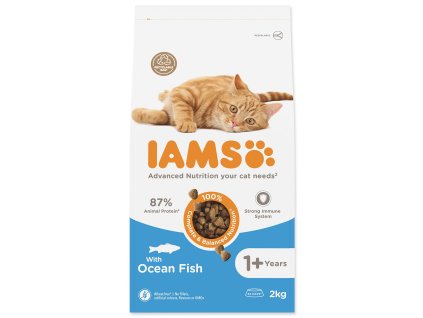 Krmivo IAMS Cat Adult Ocean Fish 2kg