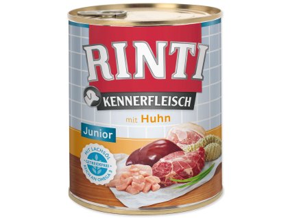Konzerva Rinti Kennerfleisch Junior kuře 800g