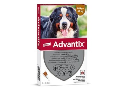 Advantix Spot On 1x6ml pro psy 40-60kg (1pipeta)