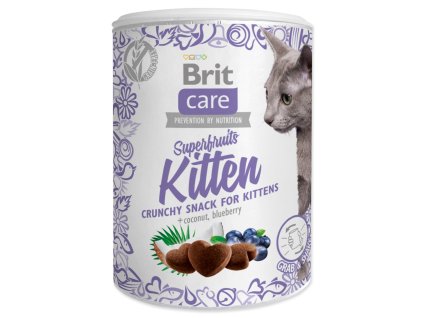 Pochoutka Brit Care Cat Snack Superfruits Kitten 100g