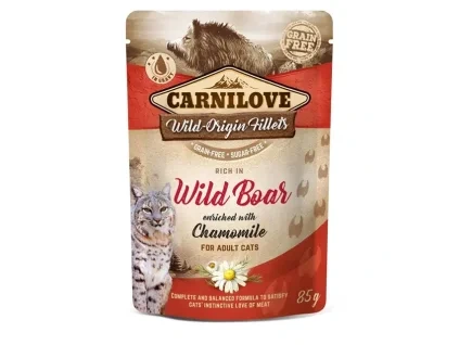 Kapsička Carnilove Pouch Wild Boar with Chamomile 85g