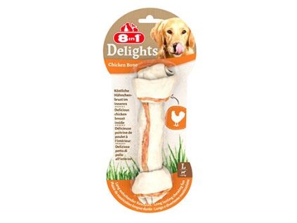 Pochoutka 8in1 Delights Chicken Bone L 1ks
