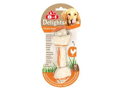 Pochoutka 8in1 Delights Chicken Bone M 1ks