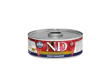 N&D QUINOA Cat konz. Weight Management Lamb & Broccoli 80 g