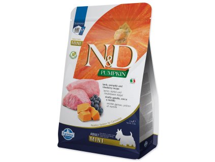 Krmivo N&D Dog Adult Mini Grain Free Pumpkin Lamb & Blueberry 2,5kg