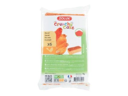 Sušenky pták CRUNCHY CAKE ACTICOLOR 6ks 75g Zolux