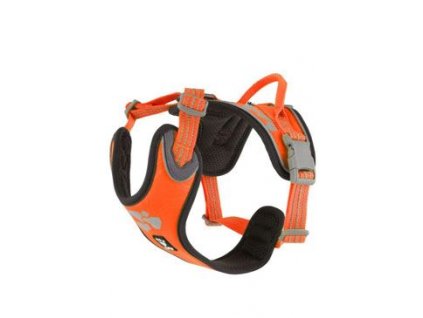 Postroj Hurtta Weekend Warrior neon oranžový 100-120cm