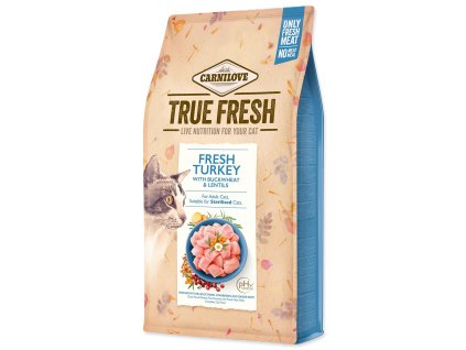 Krmivo Carnilove Cat True Fresh Turkey 1,8 kg