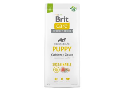 Brit Care Dog Sustainable Puppy - chicken and insect, 12kg