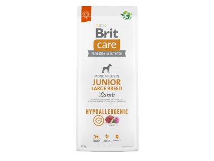Brit Care Dog Hypoallergenic Junior Large Breed - lamb and rice, 12kg