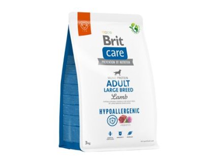 Brit Care Dog Hypoallergenic Adult Large Breed - lamb and rice, 3kg