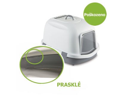 WC uzavřené Queen, šedá