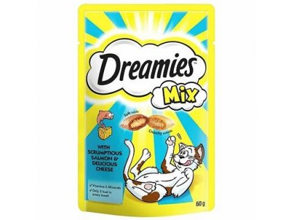 Dreamies losos a sýr pro kočky 60g