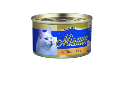 Miamor Cat Filet konzerva tuňák+sýr v želé 100g