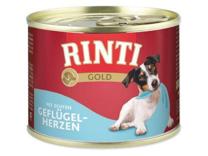 Rinti Gold dog konz. kuřecí srdce 185 g