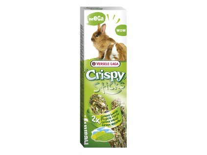 Versele-Laga Crispy Sticks tyčinky zelená louka pro morčata a králíky 2x55g