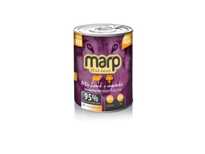 Marp Mix konzerva pro psy jehně+zelenina 400g