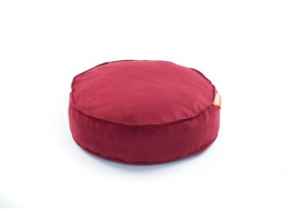 Kulatý pelíšek Aminela Full comfort 50/12cm červená