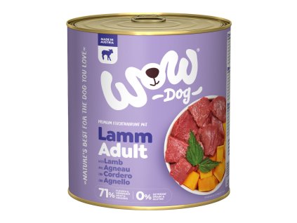 WOW konzerva Jehněčí s dýní Adult 800g