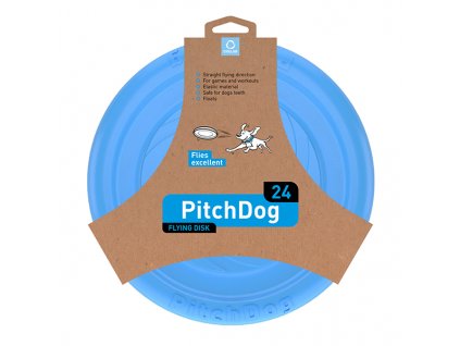 PitchDog létající Disk pro psy modrý 24cm