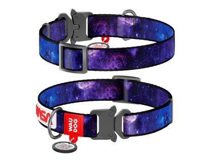 WAUDOG obojek nylonový NASA21 Fastex QR (28-40cm/2cm)