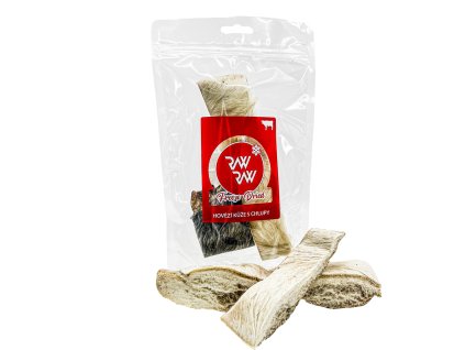 RAW RAW Freeze Dried Hovězí kůže s chlupy 60g