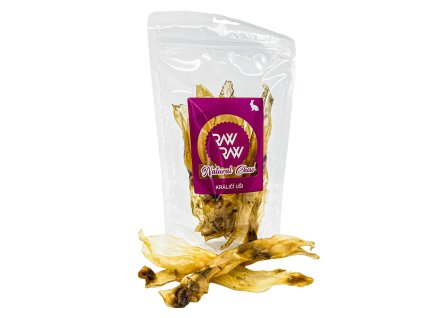RAW RAW Natural Chew Králičí uši 80g