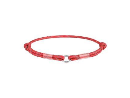 WAUDOG obojek Paracord na QR známku červený (25-45cm/4mm)