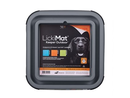 LickiMat Keeper Outdoor pro lízací podložky šedý