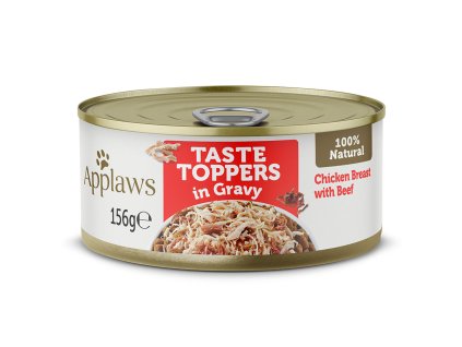 Applaws konzerva Dog Kuře s hovězím v omáčce 156g