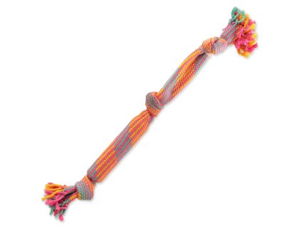 Hračka Dog Fantasy přethovadlo barevné se zvukem vzor 1, 3 knoty 53cm