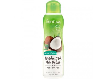 TROPICLEAN šampón ovesné vločky a čajovník 355ml
