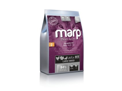 Marp Holistic White Mix LB - pro velká plemena bez obilovin 12kg + tetrapak ZDARMA + Tetrapak Krůta s kuřetem