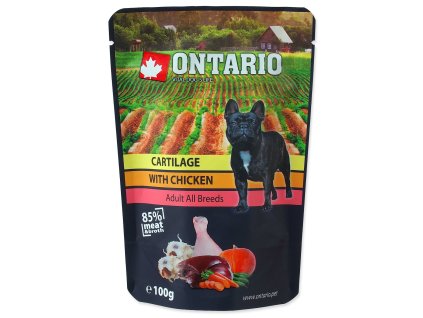 Kapsička Ontario chrupavky s kuřecím ve vývaru 100g