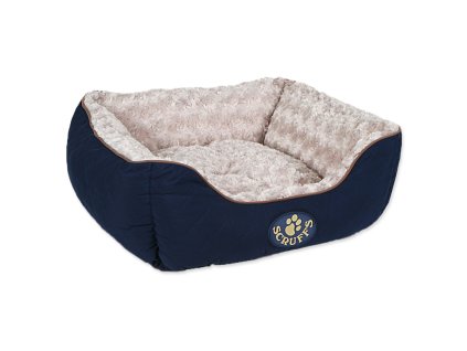 Pelech Scruffs Wilton Box Bed modrý S 50x40cm