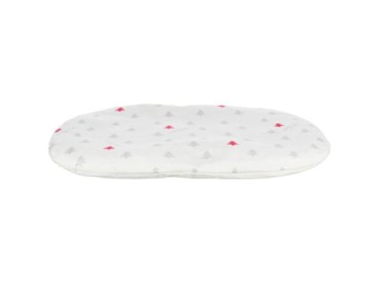 Xmas cushion NIVIA, vánoční polštář oválný, 98 x 62 cm, krémový