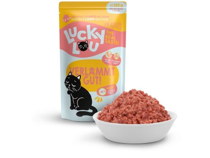 Lucky Lou Lifestage Adult s drůbežím a jehněčím masem 125 g