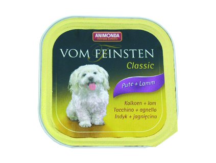 Animonda Vom Feinsten Classic paštika pro psy krůtí+jehně 150g