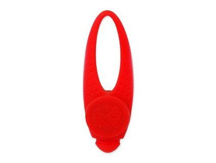 Přívěsek Dog Fantasy LED silikon červený 8cm