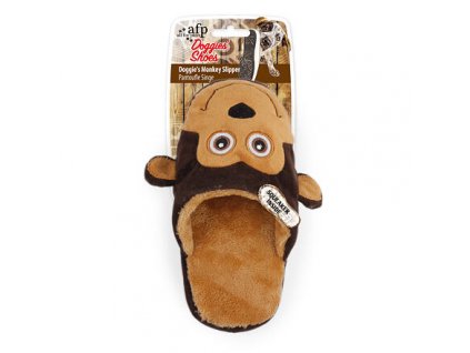 Plyšový pantofel AFP Doggies Shoes – opice