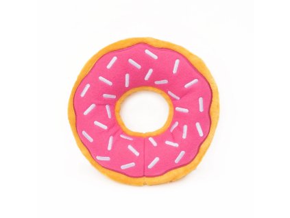ZippyPaws Jumbo Donutz - jahodový