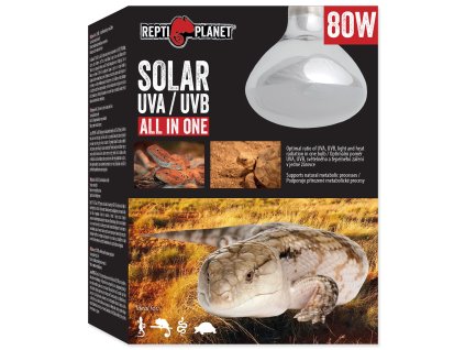 Žárovka Repti Planet Solar UVA & UVB 80W