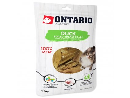 Pochoutka Ontario kachna, vařené prsní filety 70g