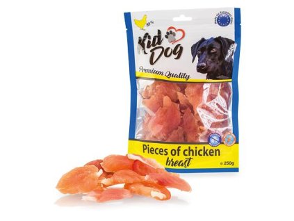 KIDDOG kousky kuřecích prsou 250 g
